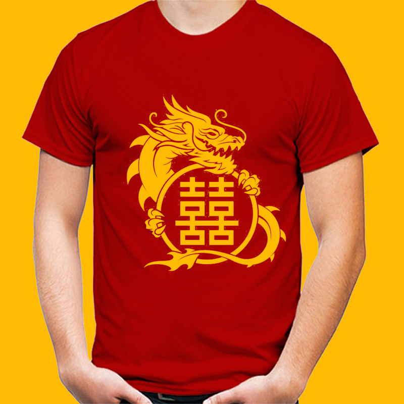 Kaos Imlek 2024 Yellow Dragon